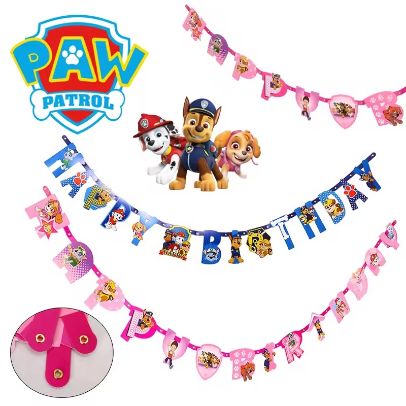 Baby Products Kit - Seri Tema Paw Patrol Bendera Ulang