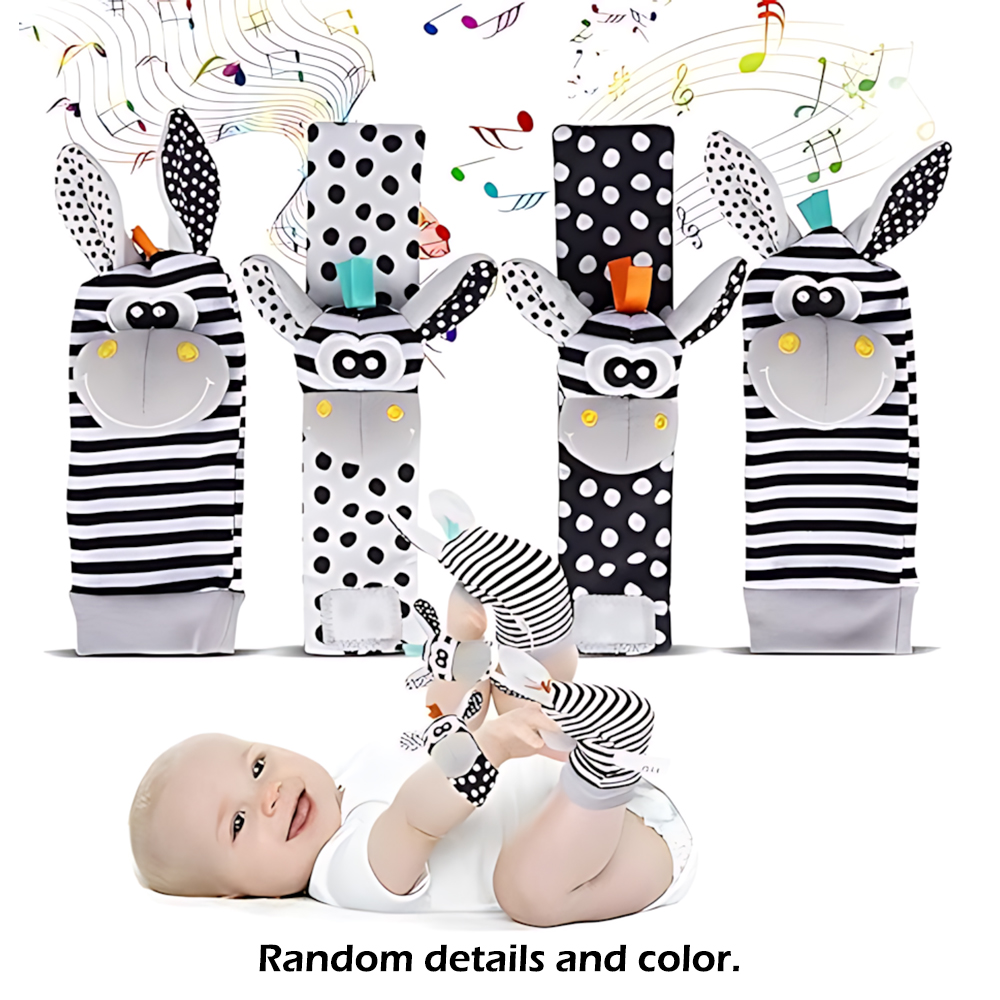 Baby Products Game - 4 buah/set mainan kaus kaki kerincing