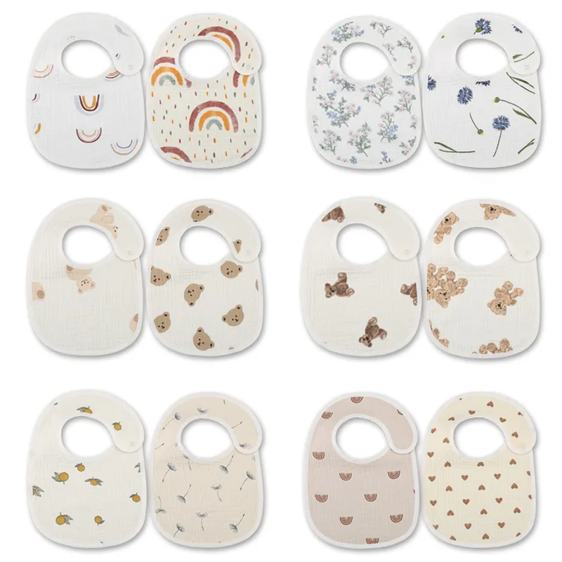 Baby Products Kit - 2 buah/set celemek makan bayi katun