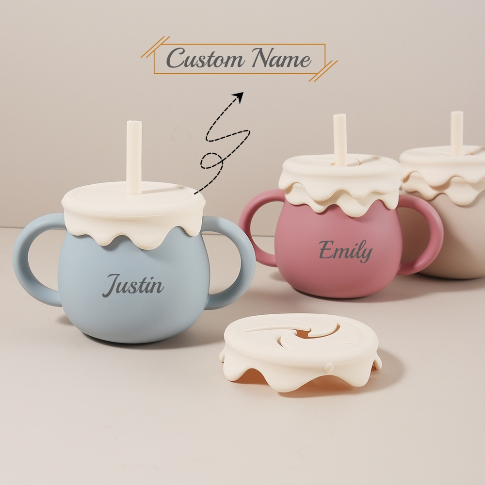 Baby Products Cream - Cangkir Bayi 280ml yang Dipersonalisasi -