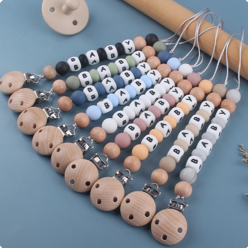 Baby Products Nipples - Penjepit Empeng Silikon Custom Nama, Rantai