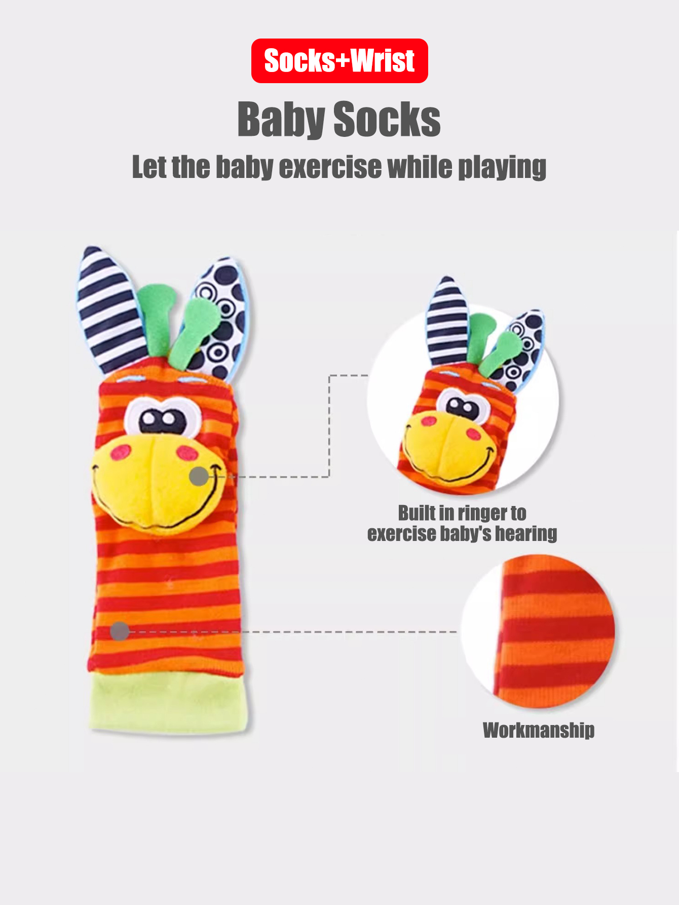 4 buah/set mainan kaus kaki ke - Baby Products Game ulasan dan harga