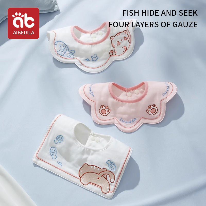 AIBEDILA 3/5 Buah Celemek Bayi - Baby Products Kit ulasan dan harga