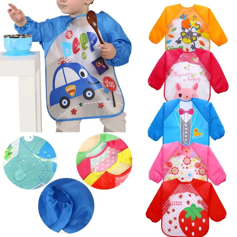 Celemek lengan panjang bayi, p - Baby Products Kit ulasan dan harga